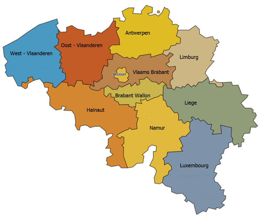 Kaart Vocb lokalen